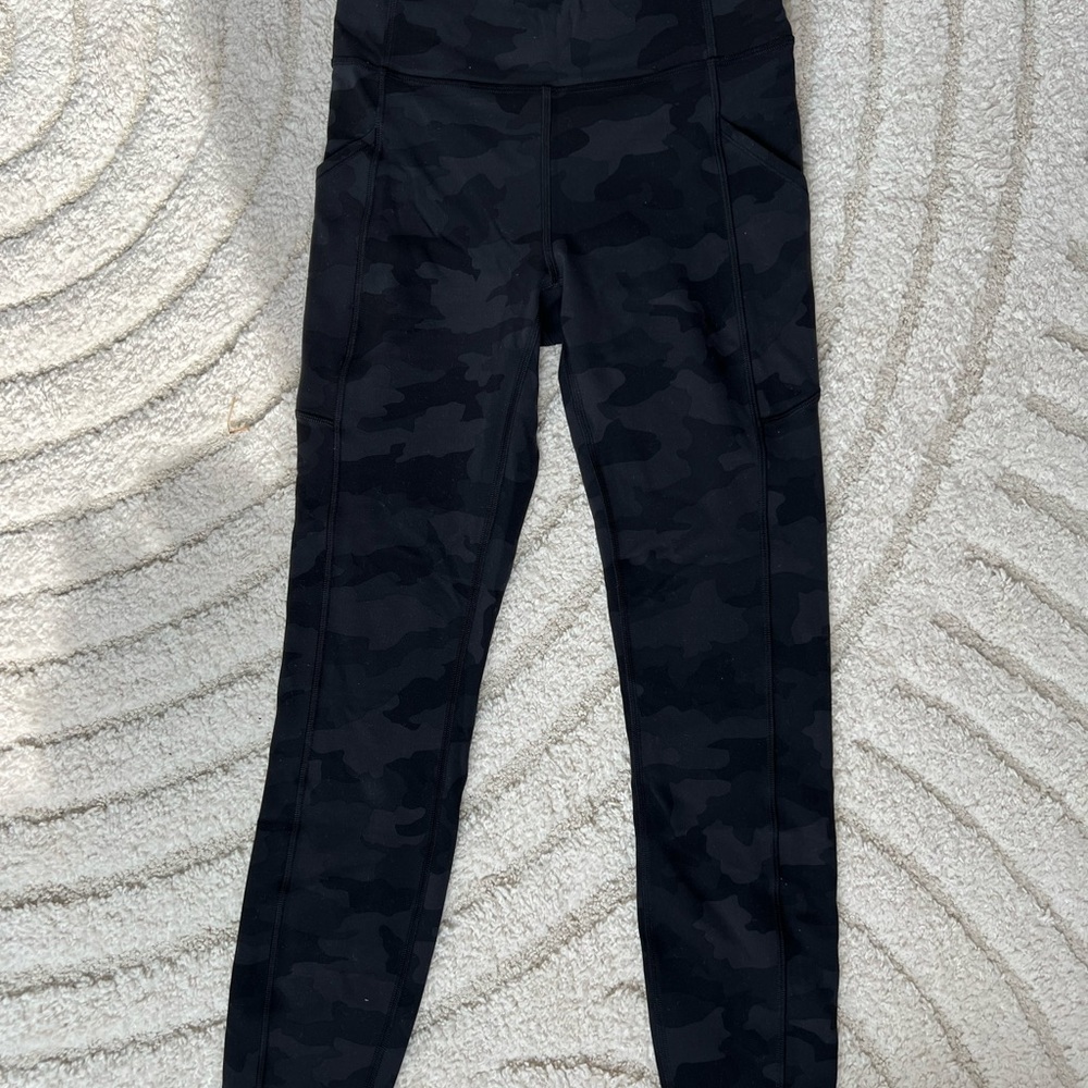 Lululemon Athletica Black Leggings Sleek Full-Length